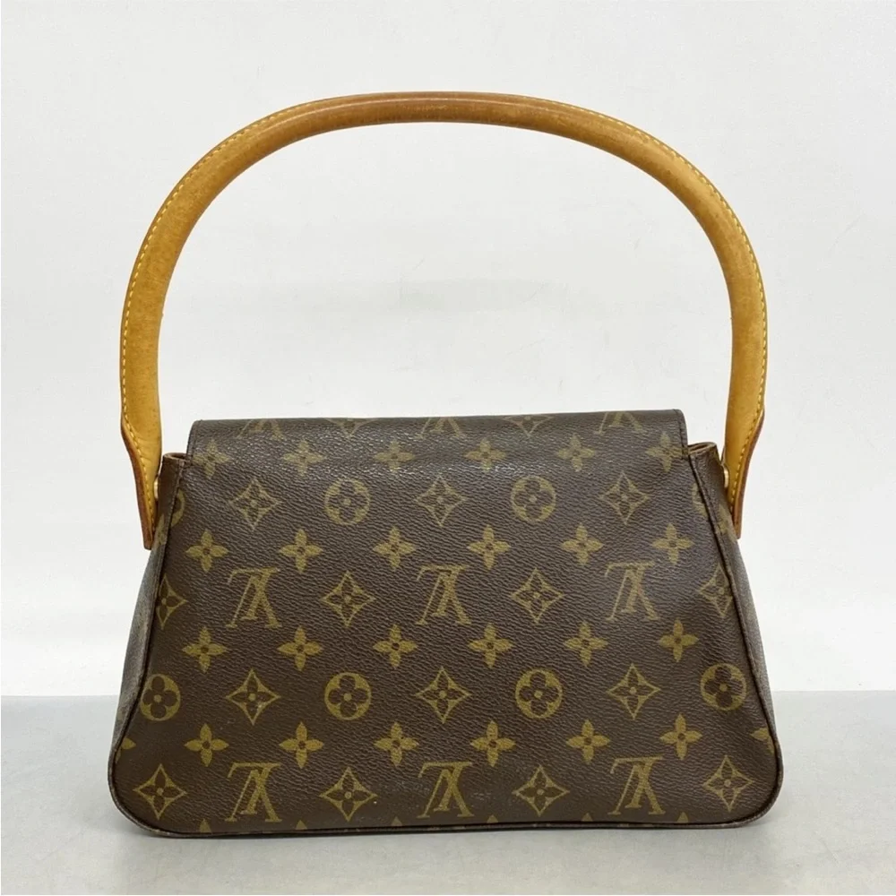 Authentic Louis Vuitton Mini Looping Monogram Canvas Vintage Shoulder Bag